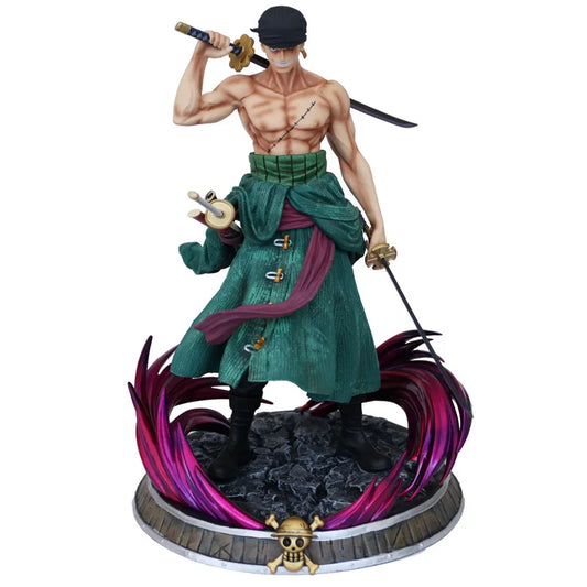 Figura de Zoro con 2 espadas