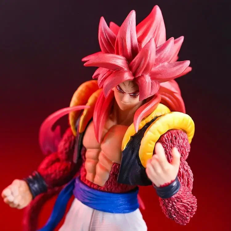 Figura de Gogeta SS4 Fusión (Goku y Vegeta)