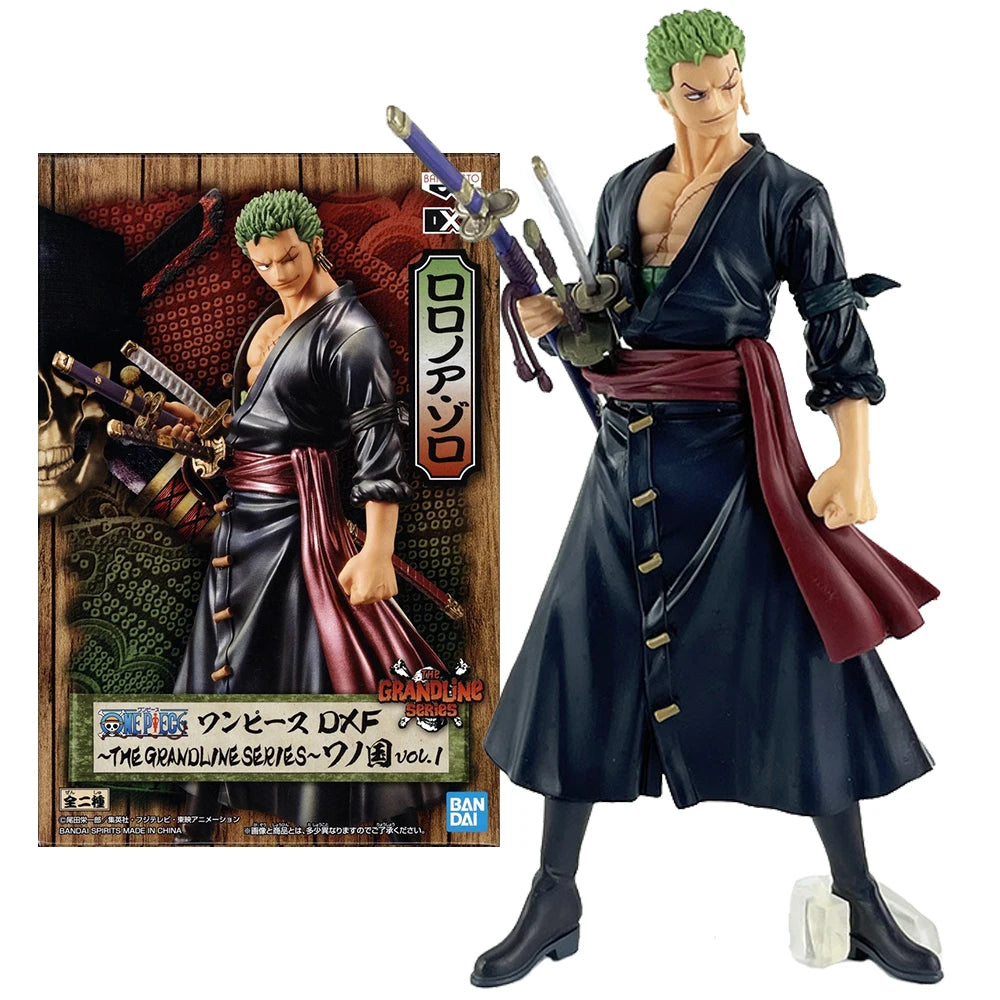 Figura de Zoro en Wano con Vestimenta Negra