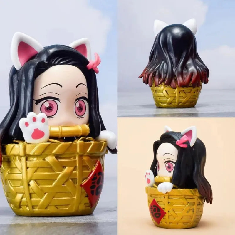 Figura de Nezuko Neko - Demon Slayer