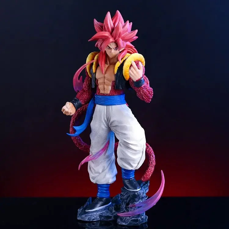 Figura de Gogeta SS4 Fusión (Goku y Vegeta)