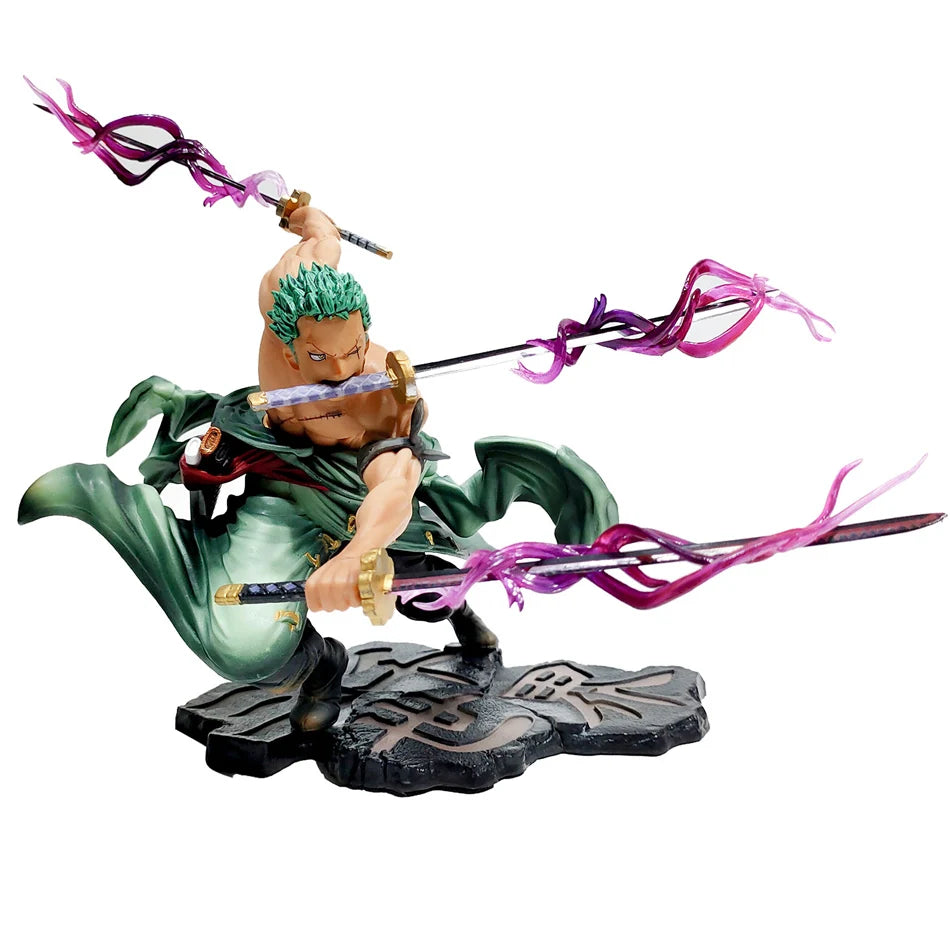 Figura de Zoro con 3 Katanas