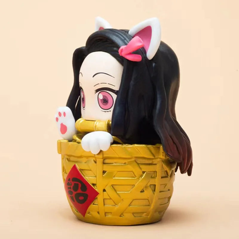 Figura de Nezuko Neko - Demon Slayer