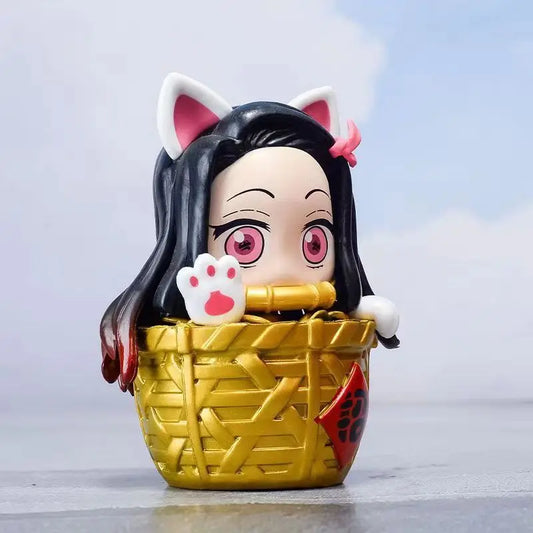 Figura de Nezuko Neko - Demon Slayer