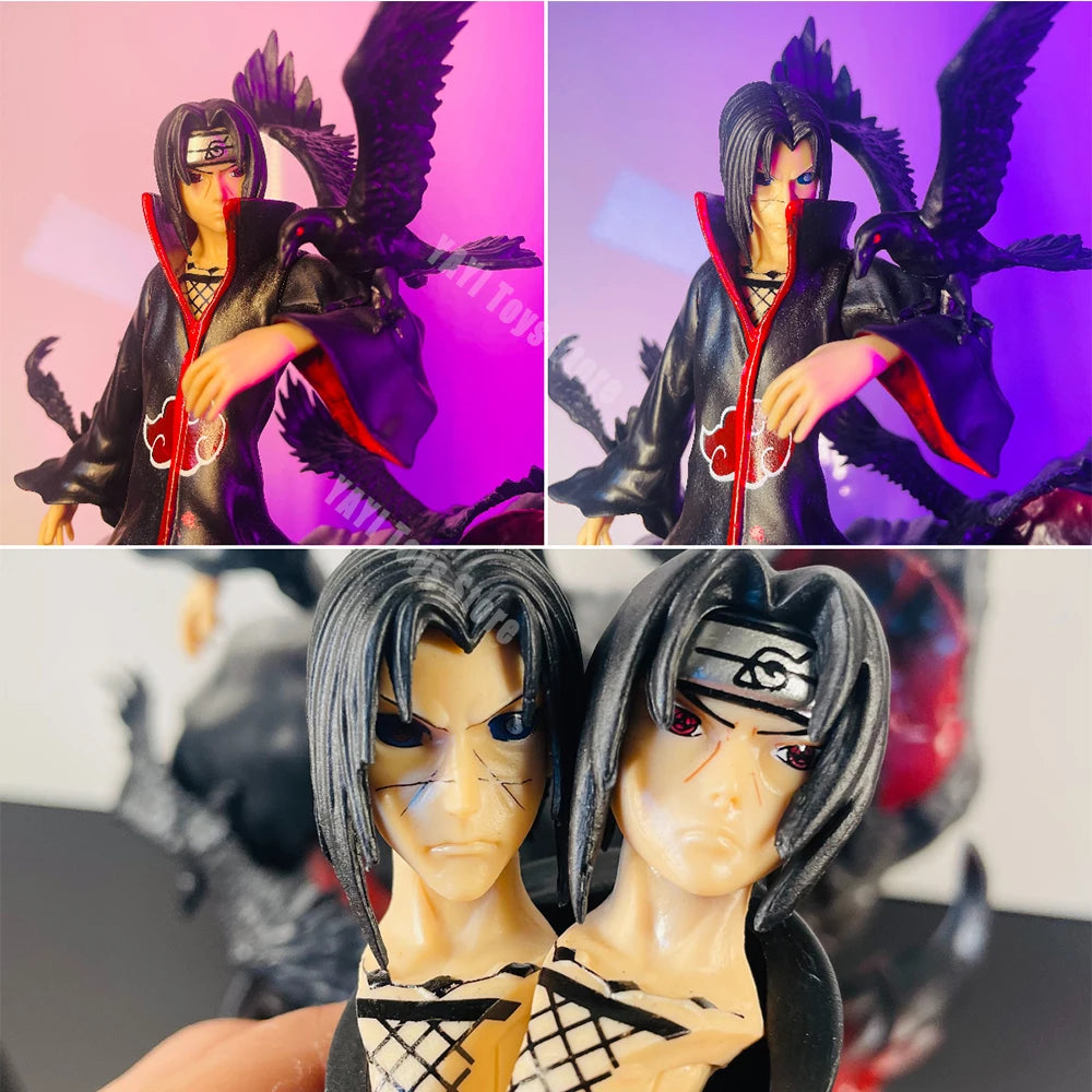 Figura de Itachi Uchiha con Cuervos