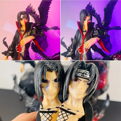 Figura de Itachi Uchiha con Cuervos