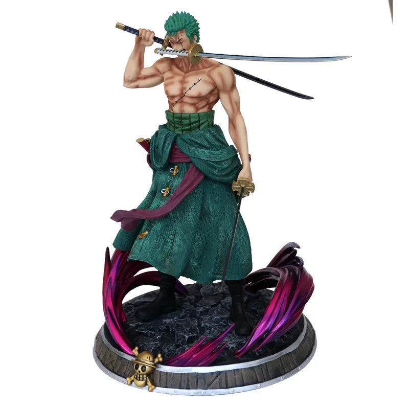 Figura de Zoro con 2 espadas