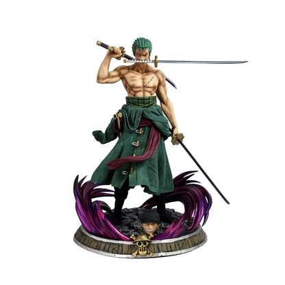 Figura de Zoro con 2 espadas