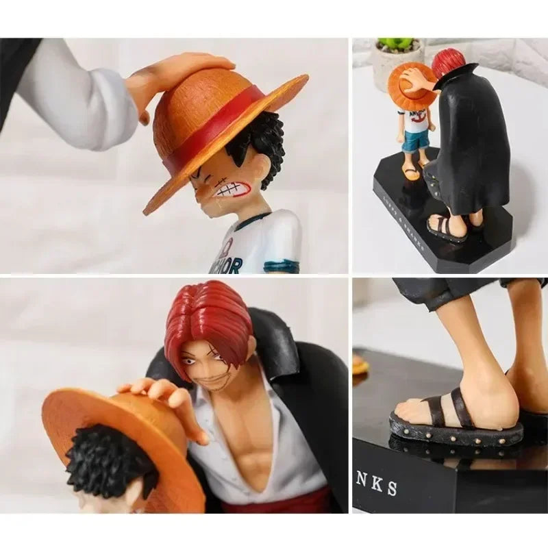 Figura de Luffy y Shanks - Niñez de Luffy