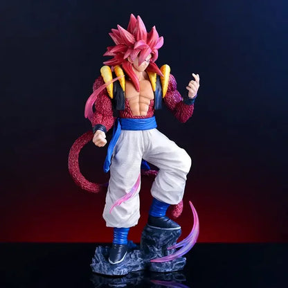 Figura de Gogeta SS4 Fusión (Goku y Vegeta)