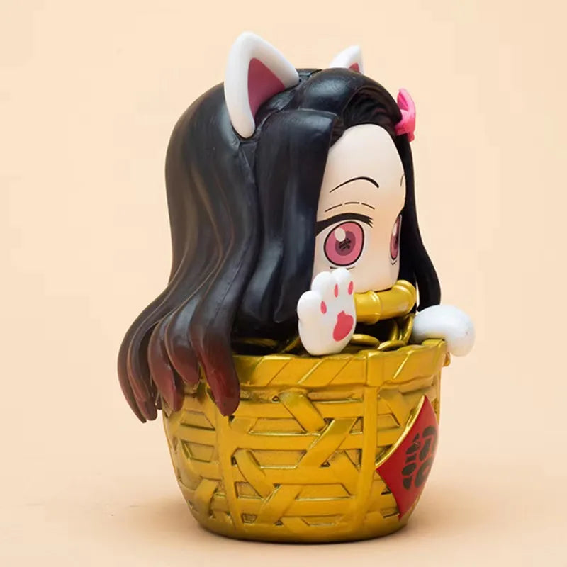 Figura de Nezuko Neko - Demon Slayer