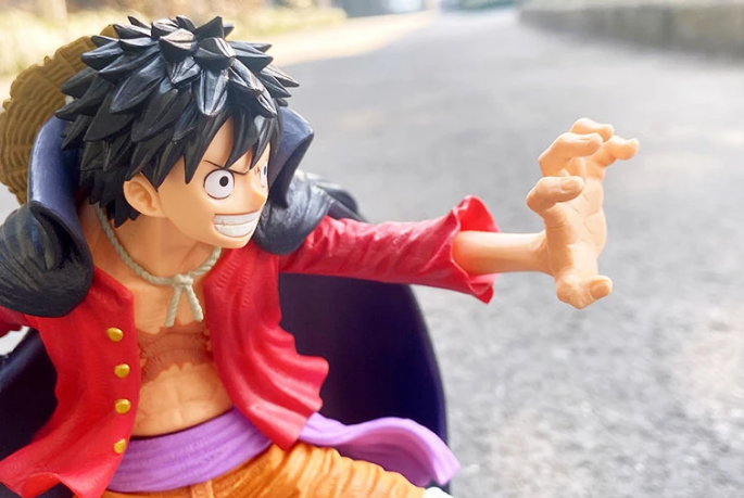 Figura de Luffy con Haki y Capa Negra #2