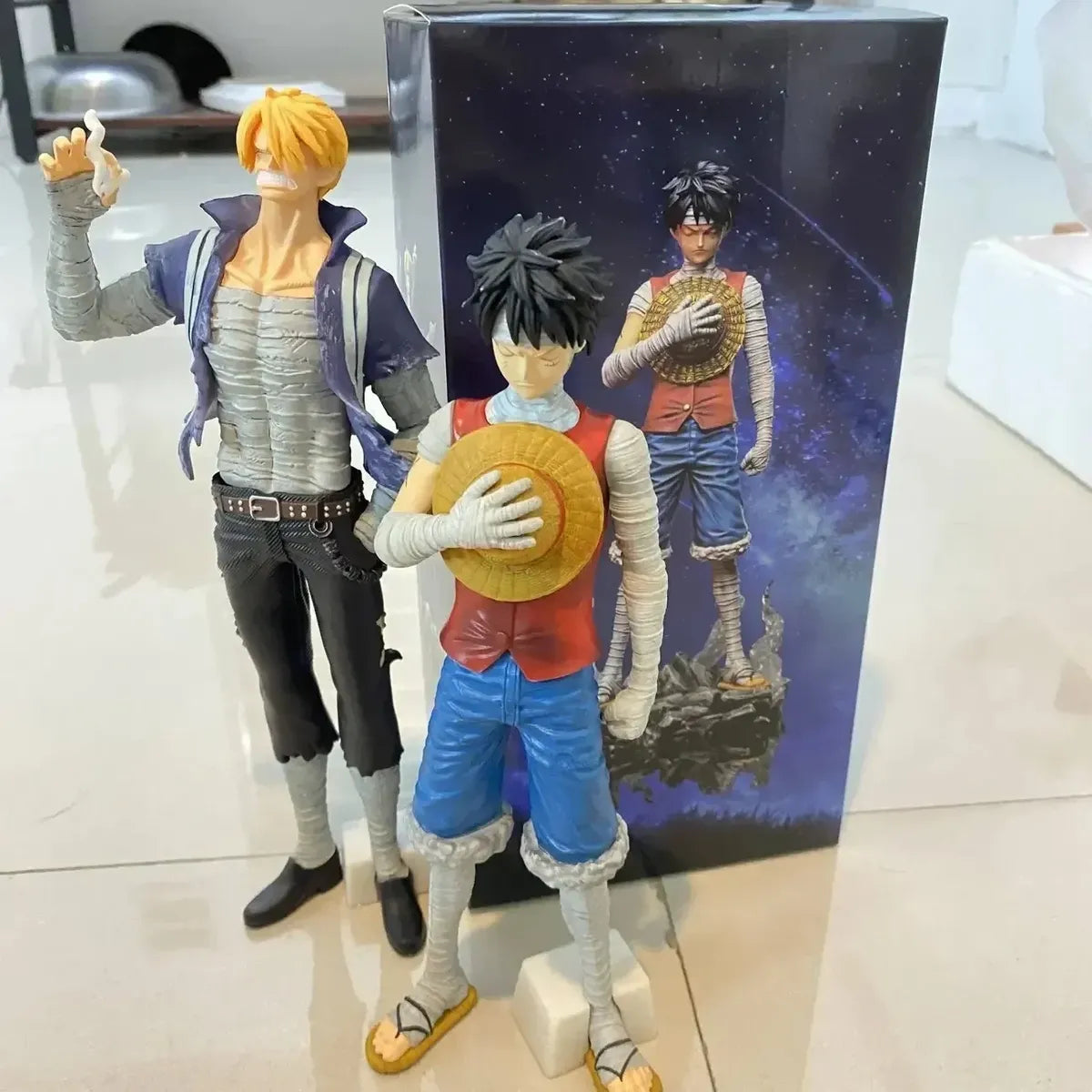 Triple Pack Figuras de Zoro, Luffy y Sanji Heridos