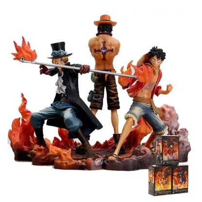 Figura de Los 3 hermanos Juntos (Luffy, Ace, Sabo)