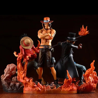 Figura de Los 3 hermanos Juntos (Luffy, Ace, Sabo)